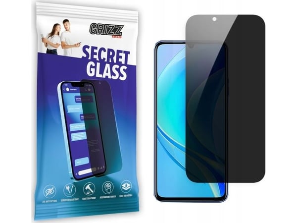 GrizzGlass SecretGlass personvernsbeskyttelsesglass til Huawei Nova Y70 Plus