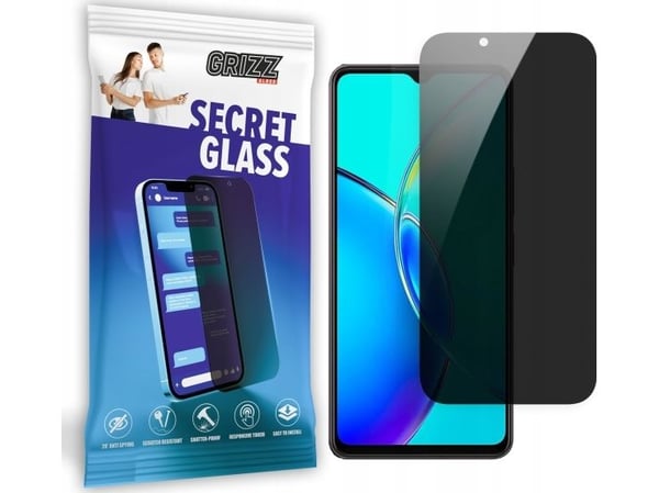 GrizzGlass SecretGlass integritetsskärmsglas för Vivo Y27