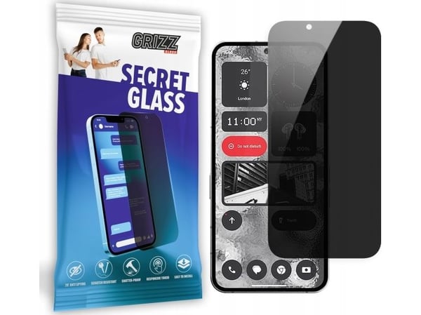 GrizzGlass GrizzGlass SecretGlass personvernglass for Nothing Phone 2