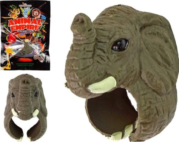 LeanToys figur av en elefant i floden - pedagogiskt leksak