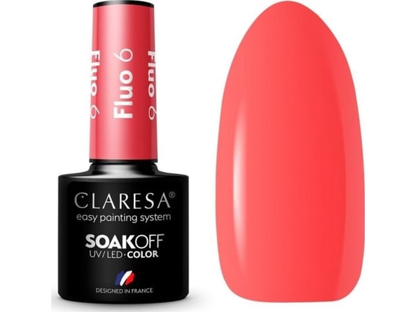 CLARESA_Soak Off UV/LED Fluo hybridlakk 06 5g