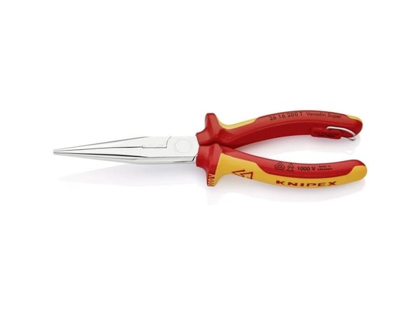 KNIPEX - Långnosig pincett - isolering - 200 mm