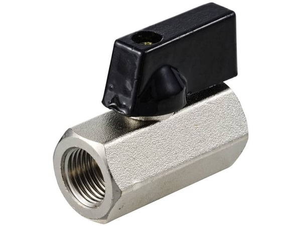 TRU COMPONENTS TC-304SM-FF1/4G TC-12770392 Standardi palloventtiili Naisten kierre: 1/4 16 bar (max) 1 kpl