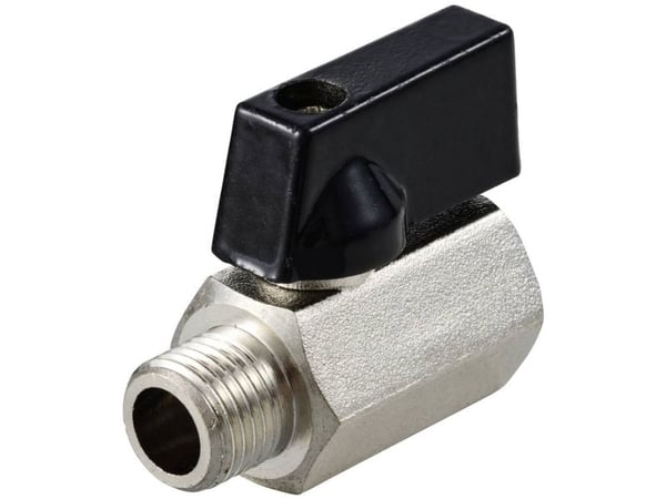 TRU COMPONENTS TC-304SM-FM1/4G TC-12770384 Standardi palloventtiili Naisten kierre: 1/4 16 bar (max) 1 kpl
