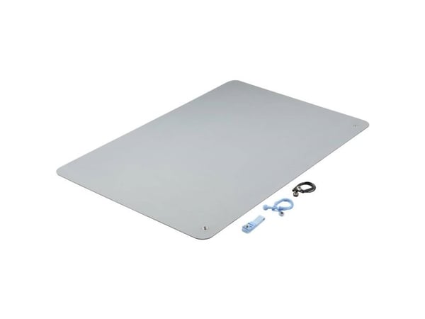 TRU COMPONENTS TC-12356320 ESD-mittaussarja Harmaa (L x S x K) 900 x 610 x 2 mm 1 sarja 1 sarja