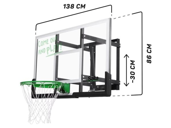 Bakplate til basketball - Salta Guard (5136)