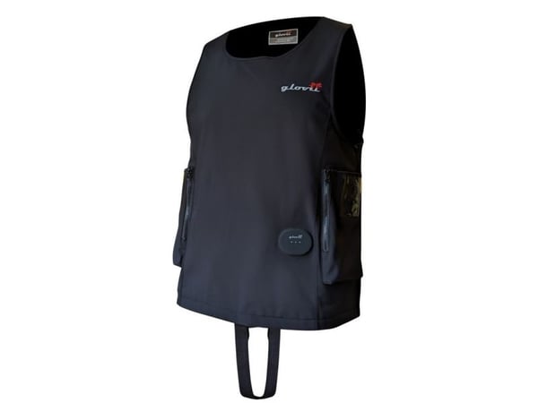 Glovii GMV2M vesiurheiluliivi Musta Softshell -materiaali