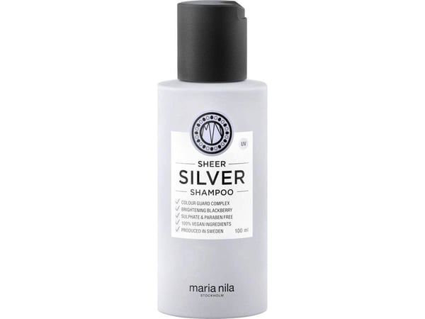 Maria Nila Sheer Silver sjampo for nøytralisering av gule toner 100 ml