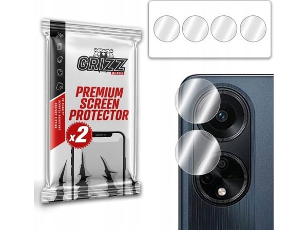 GrizzGlass Szkło med aparat GrizzGlass HybridGlass-kamera til Oppo F23 5G