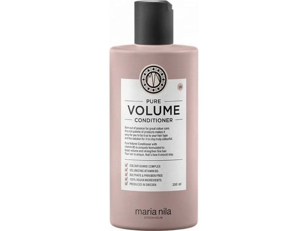 Maria Nila 3611, Kvinner, 300 ml, Tynt hår, Alle farger, Fuktighetsgivende, Mykgjører, Volum, Flaske