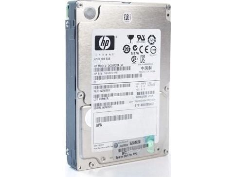 HPE Dual Port - Harddisk - 72 GB - hot-swap - 2.5" SFF - SAS - 10000 rpm