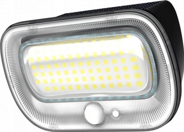 ECOLIGHT2 aurinkovalaisin Ecolight SOE-5 EC20111 seinävalaisin ulkoseinävalaisin hämärätunnistimella 1x0.55W LED 4000K musta