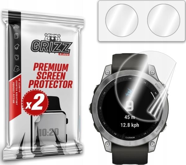 GrizzGlass keraaminen kalvo Garmin Fenix 7:lle