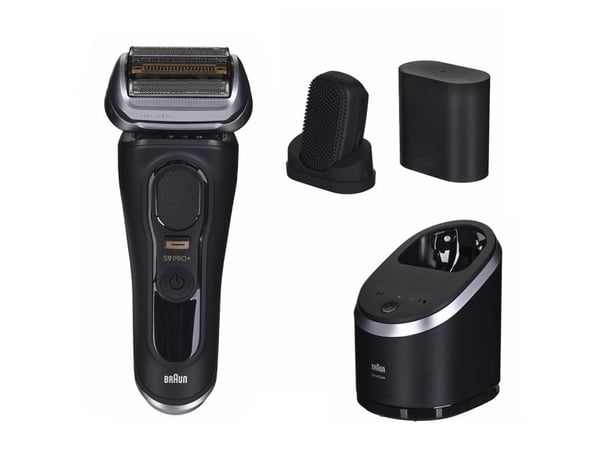 Braun Series 9 Pro+ 9590cc Wet & Dry, Folierakapparat, Svart, Batteri, Litium-Ion (Li-Ion), 60 min, Låda