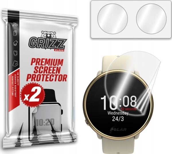 GrizzGlass keraaminen kalvo Polar Ignite 2:lle