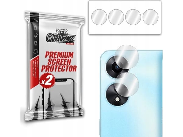 GrizzGlass HybridGlass kameraskjerm til Oppo A1x 5G
