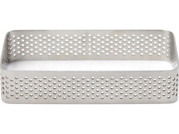 Patisse perforerad rektangulär paj-/bakring 10 x 6 cm - Patisse