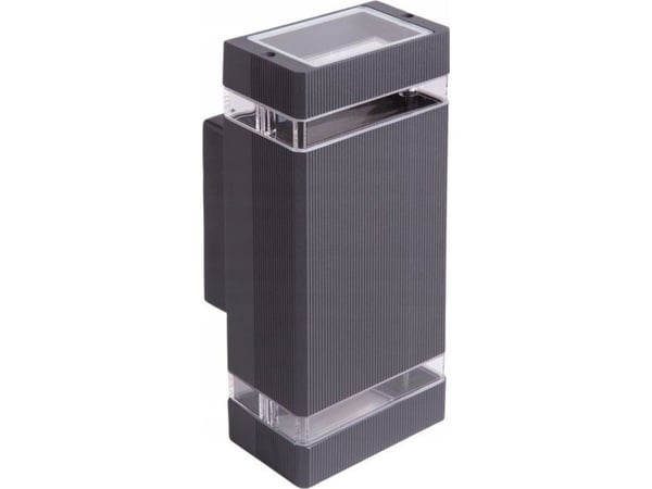 ECOLIGHT2 Eco Light utendørs vegglampe OE-3S EC79035 IP54 2x35W GU10 antrasitt