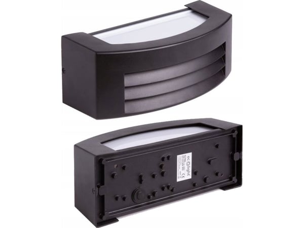 Kjappelampe ECOLIGHT2 Eco Light OE-5 EC79083 utendørs vegglampe hagebelysning IP54 1x60W E27 svart