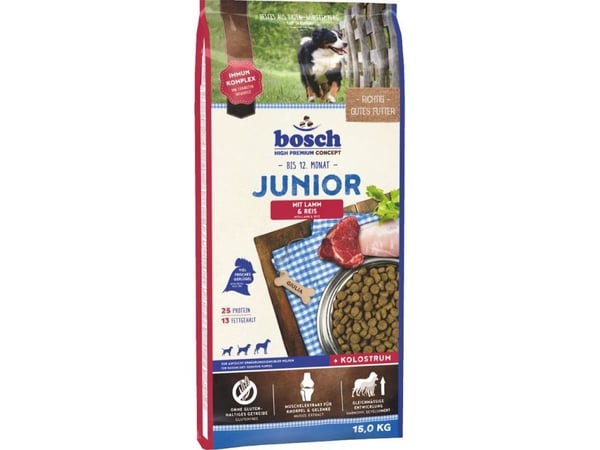 Bosch juniorfoder Lamb & Rice 15 kg