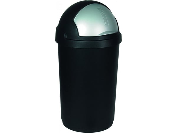 Curver tippbar soptunna 50L svart (3253923931587)