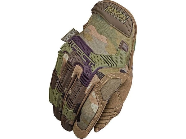 Mechanix Wear hansker M-Pact® 78 Multicam® str. M borrelås, TrekDry®, kunstlær, håndflate, knokebeskyttelse, Armortex®, D30® vibrasjonsbeskyttelse