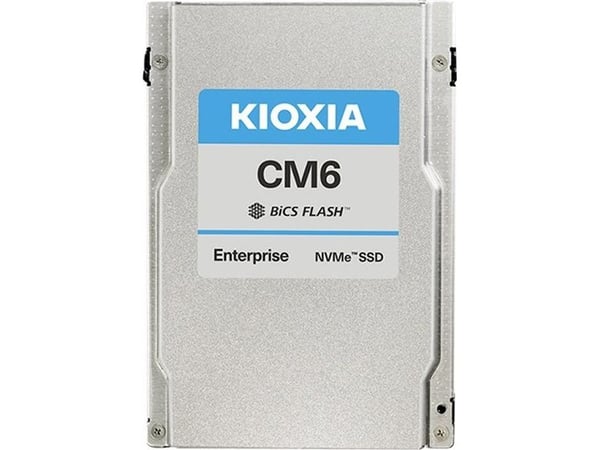 KIOXIA CM6-V Series KCM61VUL800G - SSD - Enterprise, Mixed Use - 800 GB - intern - 2.5" - U.3 PCIe 4.0 (NVMe)