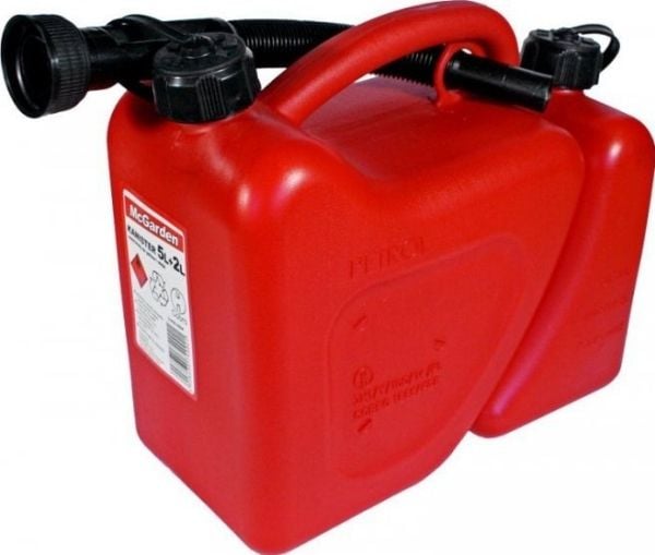 McGarden Muovikanisteri bensiinille ja dieselille 5L+2L