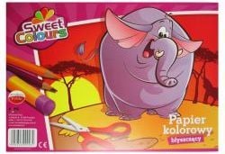 KOMA-PLAST notatpapir A4 i farger, blank
