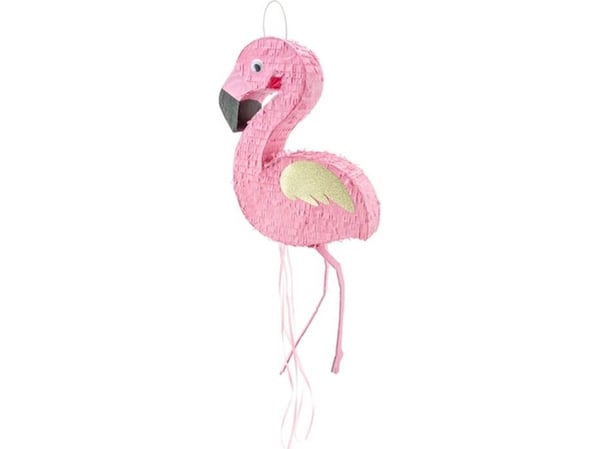 PartyDeco PIN8, Standard pinata, Naaras, Musta, Vaaleanpunainen, Valkoinen, Flamingo, 250 mm, 80 mm