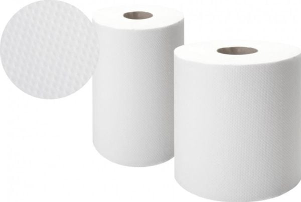 Ellis kjøkkenpapir på rull ELLIS Comfort 60 m 2-lags cellulose hvit 9.401.084 3070
