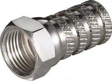 RB-LAN skruvanslutning F-kontakt 4,0 mm koppar