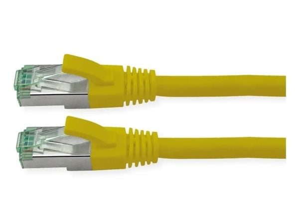 ROLINE RM S/FTP Patchkabel Cat6A/Kl.EA TPE gelb 7m - FTP - PIMF, 7 m, Cat6a, S/FTP (S-STP), RJ-45, RJ-45, Gul