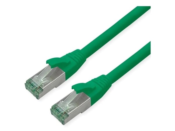 ROLINE RM S/FTP patch-kaapeli Cat6A/Cl.EA TPE vihreä 0.5m - FTP - PIMF (21.45.3230)