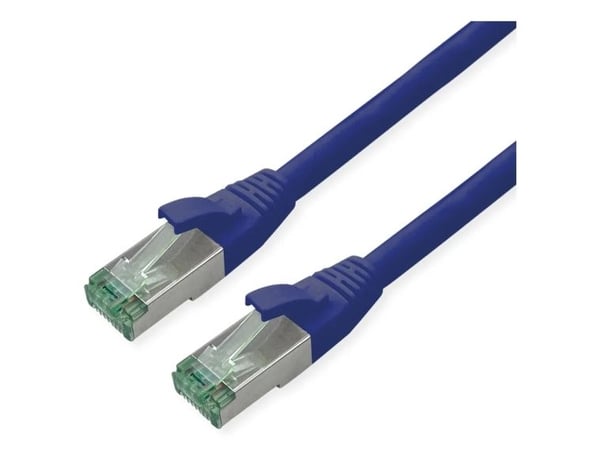 ROLINE RM S/FTP Patchkabel Kat6A/Kl.EA TPE blau 0,5m - FTP - PIMF (21.45.3240)
