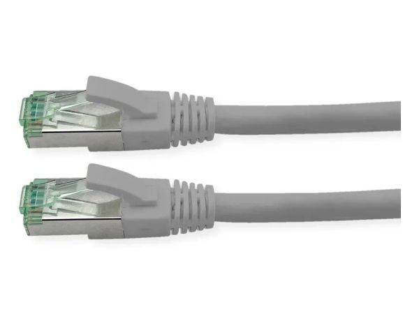 ROLINE RM S/FTP Patchkabel Kat6A/Kl.EA TPE grå 0,3m - FTP - PIMF (21.45.3270)