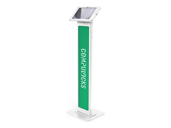 Compulocks Galaxy Tab A9+ Apex Enclosure Brandable Floor Stand - Monteringssett (kabinett, stativ) - eksponert kamera foran/bak og sensorer - for n...