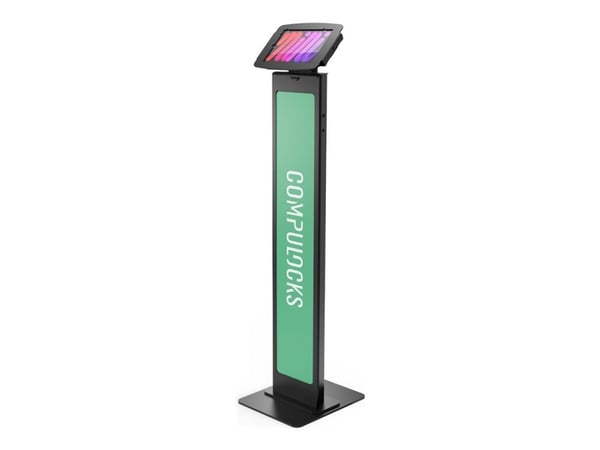 Compulocks iPad Mini 8.3" Space Enclosure Brandable Floor Stand - Monteringssett (stativ, hus) - for nettbrett - merkevaremulighet - låsbar - høyve...