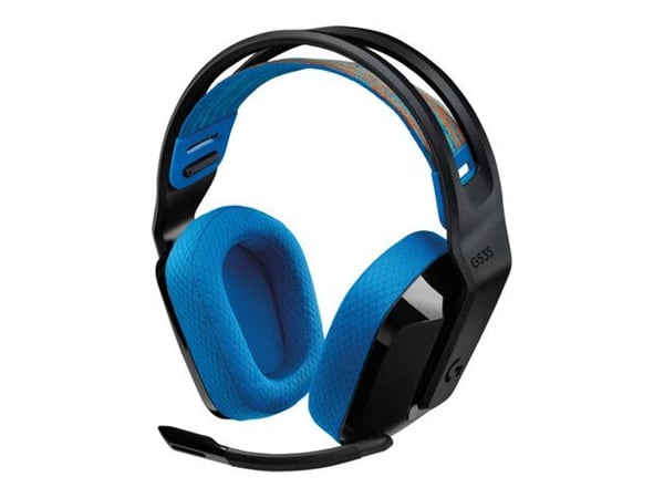 Logitech G G535 - Hodesett - full størrelse - LIGHTSPEED - trådløs - svart - Discord Certified