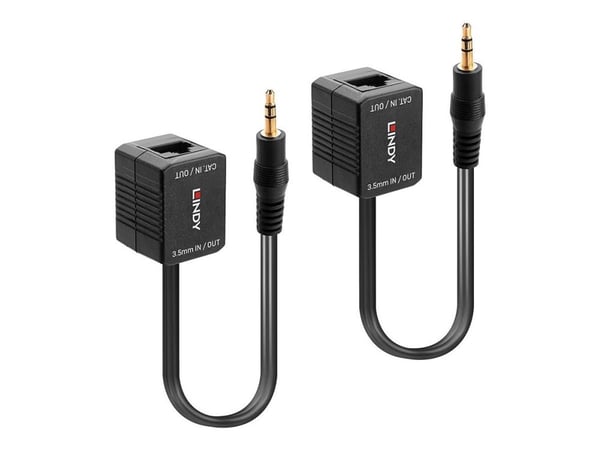 LINDY CAT5/6 Stereo Audio Extender - Lydforlengerledning - opp til 100 m