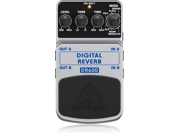 Behringer DR600, Effektpedal, Svart, Silver, Gitarr, AC, Tyskland
