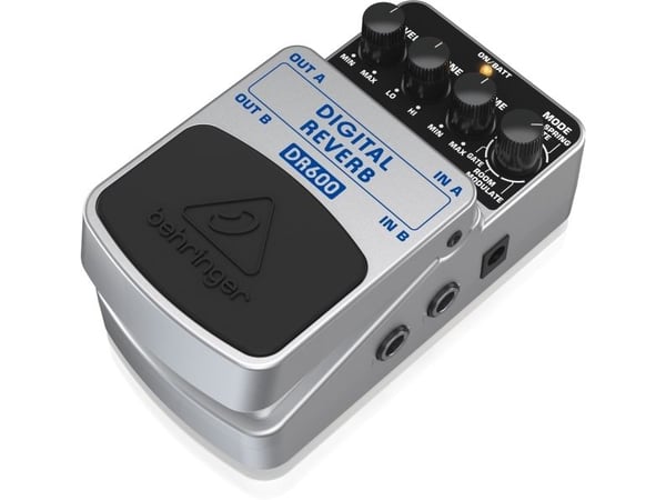 Behringer DR600, Effektpedal, Svart, Silver, Gitarr, AC, Tyskland