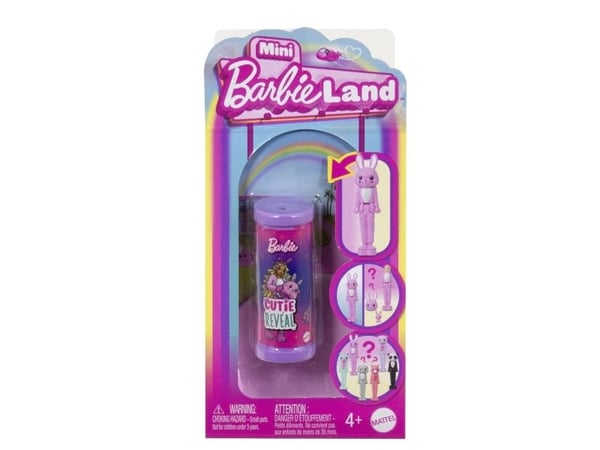 Barbie Mini BarbieLand Clip Strip Assortment, 4 vuosi/vuosia, 70 mm