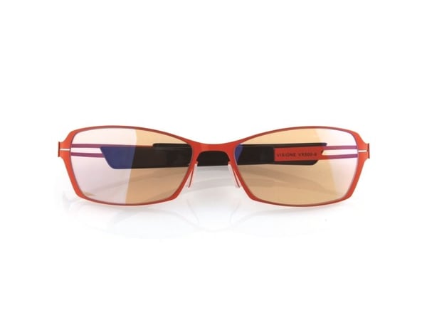 Arozzi Visione VX-500, Unisex, Rektangel, Spilling, Oransje, Acetat, Rustfritt stål, Lilla