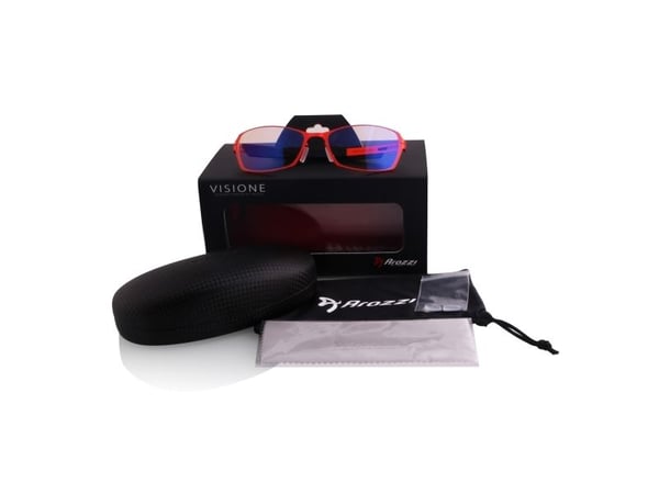 Arozzi Visione VX-500, Unisex, Rektangel, Spilling, Oransje, Acetat, Rustfritt stål, Lilla