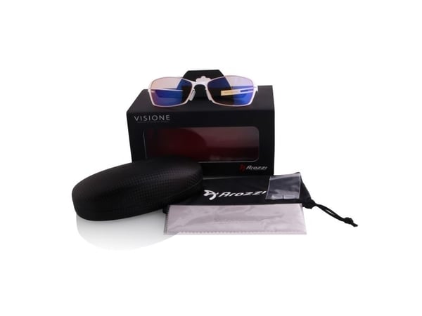 Arozzi Visione VX-500, Unisex, Rektangel, Spilling, Hvit, Acetat, Rustfritt stål, Lilla
