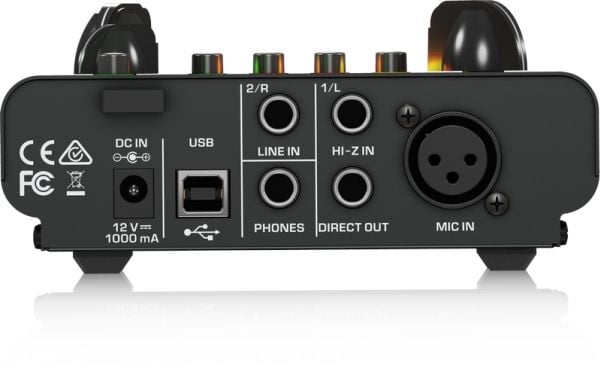 Behringer MIC500USB, Musta, USB B-tyyppi, 1 A, 12 V, 1 kpl