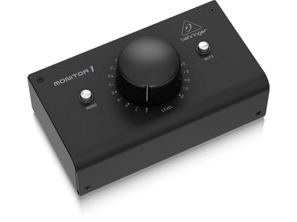 Behringer MONITOR1, Rotasjonsvolumkontroll, Frittstående, Sort, Tyskland