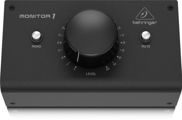 Behringer MONITOR1, Rotasjonsvolumkontroll, Frittstående, Sort, Tyskland