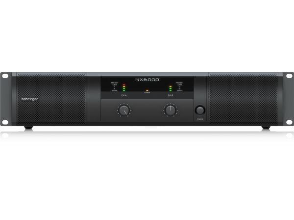 Behringer NX6000, 2.0 kanaler, 3000 W, D, 48 dB, 4 ohm (O), 8 ohm (O)